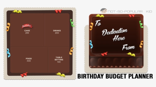 Red Ribbon"s Birthday Budget Planner - Delicious, HD Png Download, Free Download