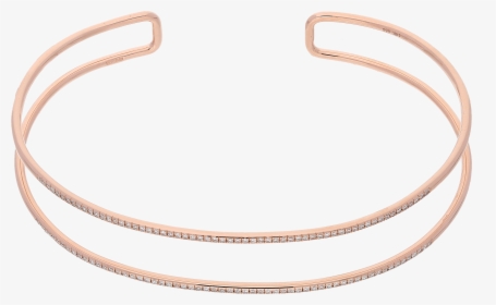 Winsor Bishop Trapeze 14ct Rose Gold Diamond Double - Chain, HD Png Download, Free Download
