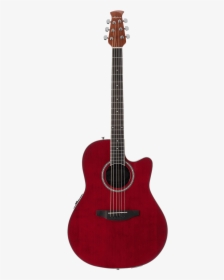Ab24ii-rr - Applause Standard - Ruby Red - Front - Gretsch Electro Acoustic Guitars, HD Png Download, Free Download