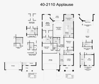 Applause Floor Plan - Neal Communities Applause Elevation, HD Png Download, Free Download