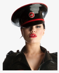 Latex Military Hat , Png Download - Latex Hat Png, Transparent Png, Free Download