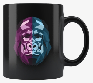 Gorilla Mug, Cool Gorilla Mug, Geometric Design, Gorilla - Baby Is Coming Soon 2019, HD Png Download, Free Download