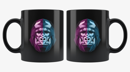 Gorilla Mug, Cool Gorilla Mug, Geometric Design, Gorilla - Mug, HD Png Download, Free Download