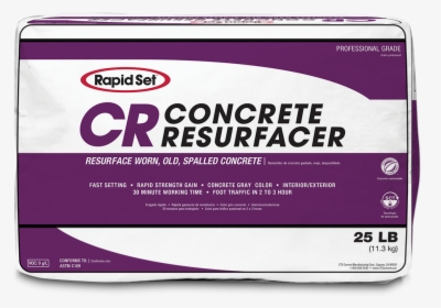 Rapid Set Cr Concrete Resurfacer, HD Png Download, Free Download