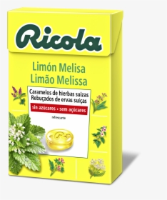 Ricola Cajas Caramelos Limon Melisa - Ricola Melissa E Limoncella, HD Png Download, Free Download