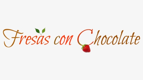 Fresas Con Chocolate - Strawberry, HD Png Download, Free Download