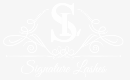 Signature Lashes Hand Crafted Mink Lashes - Johns Hopkins White Logo, HD Png Download, Free Download