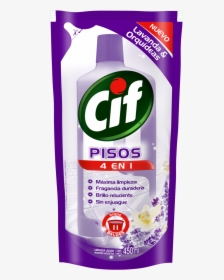 Cif Pisos 4 En 1 Lavanda - Cif, HD Png Download, Free Download