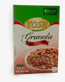 Granola Tosh Con Fresas - Muesli, HD Png Download, Free Download