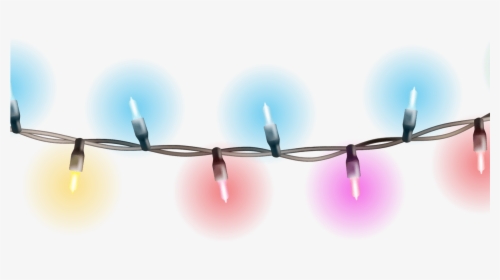 Transparent Christmas String Lights Clipart - Christmas Lights Transparent Background, HD Png Download, Free Download