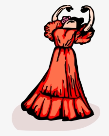 Vector Illustration Of Spanish Flamenco Dancer Dancing, HD Png Download, Free Download