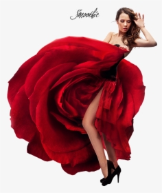 Thumb Image - Fashion Rose Dress, HD Png Download, Free Download