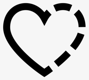 "  Class="lazyload Lazyload Mirage Cloudzoom Featured - Heart Icon Half Png, Transparent Png, Free Download