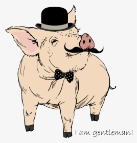 Domestic Royalty-free Printmaking Vector Pig Drawing - Hinckley's Fancy Meats Logo, HD Png Download, Free Download