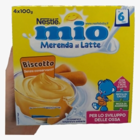 Nestle Mio Merenda Snack Gr 100 X 4 Milk And Cookies"  - Banana Mio, HD Png Download, Free Download