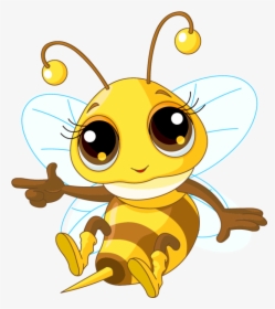 Lady Bumble Bee Cartoon Clipart , Png Download - Angry Bee Cartoon, Transparent Png, Free Download