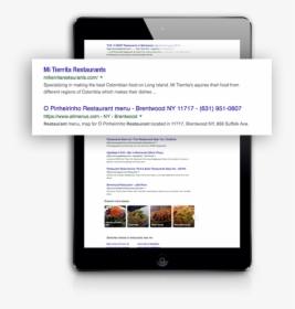 Seo Tabletgoogle Search - Website, HD Png Download, Free Download