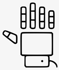 Robot Han Controller Cyber Cable Technology - Hand Robot Icon, HD Png Download, Free Download