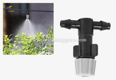 There Is A Black Sprinkler Head - Sprinkler Watering System Greenhouse, HD Png Download, Free Download