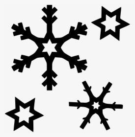 Snowflakes - Símbolos Da Previsão Do Tempo, HD Png Download, Free Download