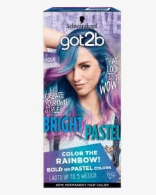 Got2b Color Com Bright Pastel 111 Aqua Collection - Pastel Walmart Hair Dye, HD Png Download, Free Download