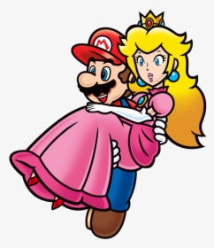 Sailor Drawing Mario Huge Freebie Download For Powerpoint - Mario Bros And Peach, HD Png Download, Free Download