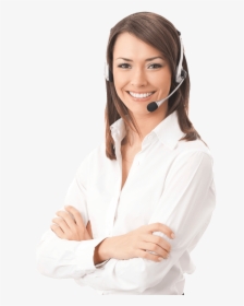 Outsourcing Call Center - Call Center Lady Png, Transparent Png, Free Download