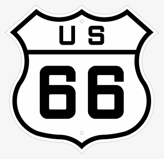 Routeville Wiki - Transparent Route 66 Sign, HD Png Download, Free Download