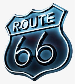 #neon #sign #route66 #66 #light #dark - Coffee Bar Neon Sign Route 66, HD Png Download, Free Download