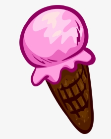 Transparent Ice Cream Png Transparent - Club Penguin Hand Items, Png Download, Free Download