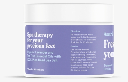 Lavender & Tea Tree Foot Soak - Sugar Scrub Warning Label, HD Png Download, Free Download