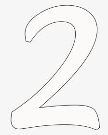 Numero 2 Blanco Png, Transparent Png, Free Download