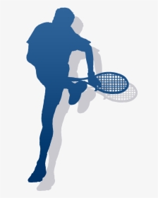 Tennis Player Monte-carlo Masters The Us Open Sport - Transparent Tennis Silhouette Png, Png Download, Free Download