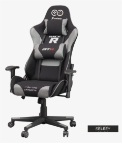 Racer Gtr Gaming Chair Black And Grey - Hyperx Pelituoli Gigantti, HD Png Download, Free Download
