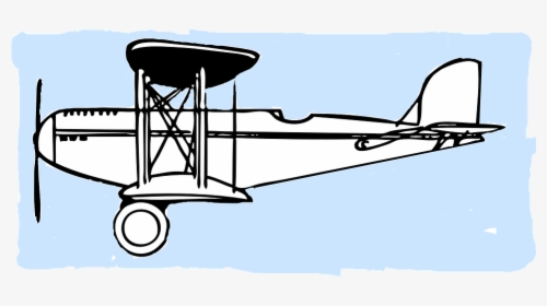 Airplane, Propeller, Old School, Pilote, Sky, White - Wright Brothers Plane Cartoon, HD Png Download, Free Download