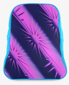 Purple And Blue Starburst Abstract School Backpack/large - Graphic Design, HD Png Download, Free Download
