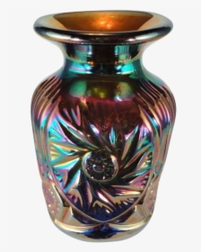 Riihimaki Finland Starburst & Crown Blue Vase - Vase, HD Png Download, Free Download