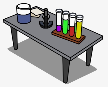 Science Table Png - Lab Table Clipart, Transparent Png, Free Download