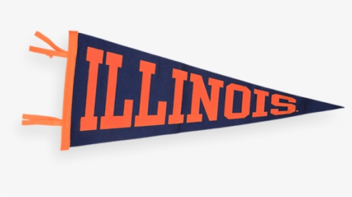 Illinois Pennant - Tan, HD Png Download, Free Download