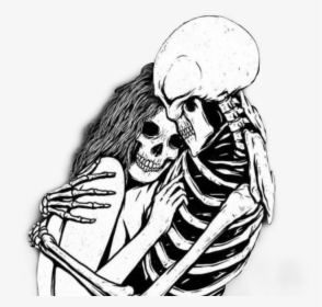 Artsy Aesthetic Skeleton Art, HD Png Download, Free Download