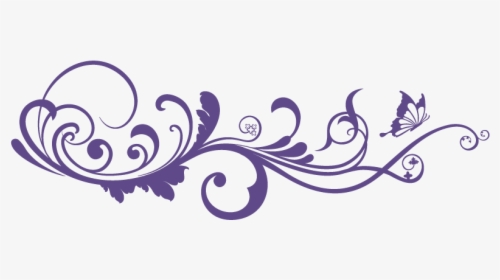 Silhouette Png Download - Silhouette Flower Vine Stencil, Transparent Png, Free Download