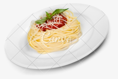 With Sauce And Basil - Spaghetti Aglio E Olio, HD Png Download, Free Download