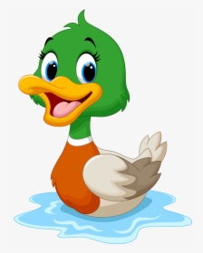 Transparent Duck - Cartoon Duck, HD Png Download, Free Download