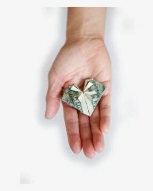 Nonprofit Marketing Hand With Money, HD Png Download, Free Download