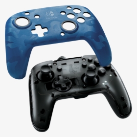 Nintendo Blue Camo Face - Nintendo Switch Wired Controller, HD Png Download, Free Download