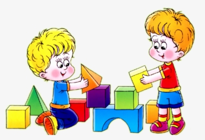 Collection Of Kids - Children Building Blocks Clipart, HD Png Download, Free Download