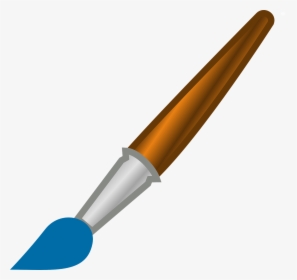 Blue Paint Brush Free Photo - Brush Tool In Ms Paint, HD Png Download, Free Download