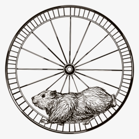 Hamster Wheel Sketch, HD Png Download, Free Download