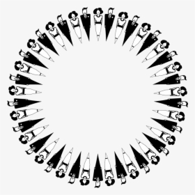 Man, Male, Woman, Female, People, Humans, Persons - Circle With Women And Men, HD Png Download, Free Download