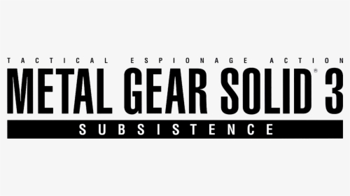 Thumb Image - Metal Gear Solid 3 Logo, HD Png Download, Free Download